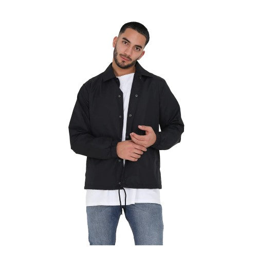 Front - Brave Soul Mens Lightweight Coach Jacket