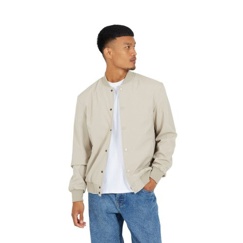 Front - Brave Soul Mens Softshell Bomber Jacket