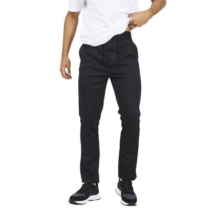 Front - Brave Soul Mens Stretch Regular Joggers