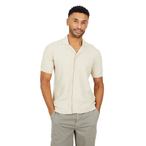 Front - Brave Soul Mens Buttoned Revere Collar Shirt