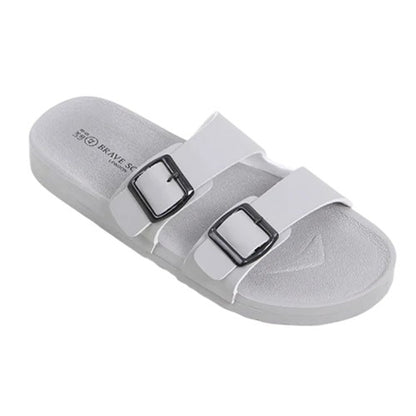 Front - Brave Soul Mens Moulded Footbed Sandals