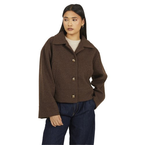 Front - Brave Soul Womens/Ladies Bonded Jacket