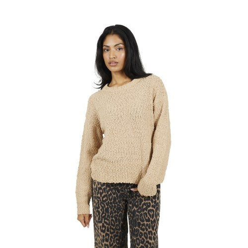 Front - Brave Soul Womens/Ladies Popcorn Textured Jumper