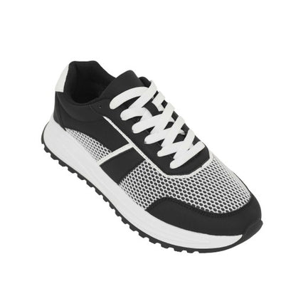 Front - Brave Soul Mens York Lace Up Trainers