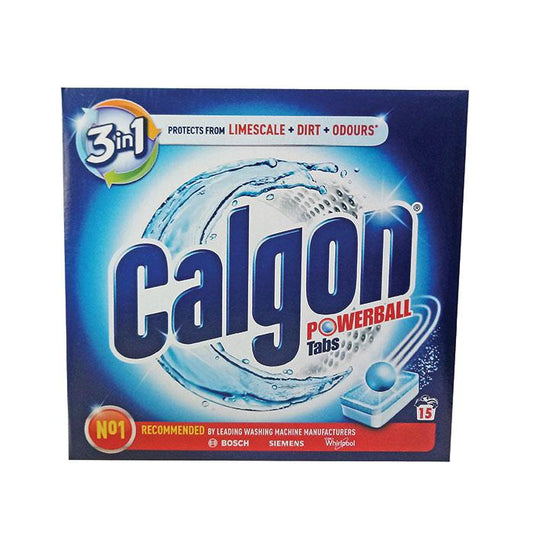 Front - Calgon Powerball Washing Machine Tablets 15pk