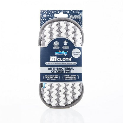 Front - Minky M Cloth Anti-Bacterial Kitchen Pad