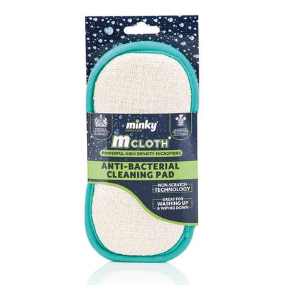 One Colour - Front - Minky M Cloth Anti-Bacterial Cleaning Pad