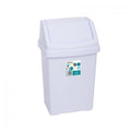 Front - Casa 8L Swing Bin Ice White