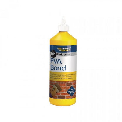 Front - Everbuild 501 PVA Bond 1L