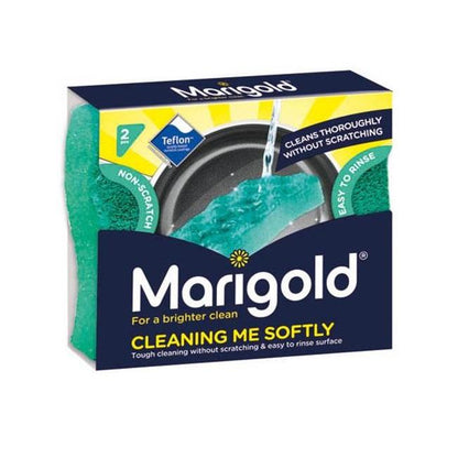 Front - Marigold Cleaning Me Softly Scourer 2pk