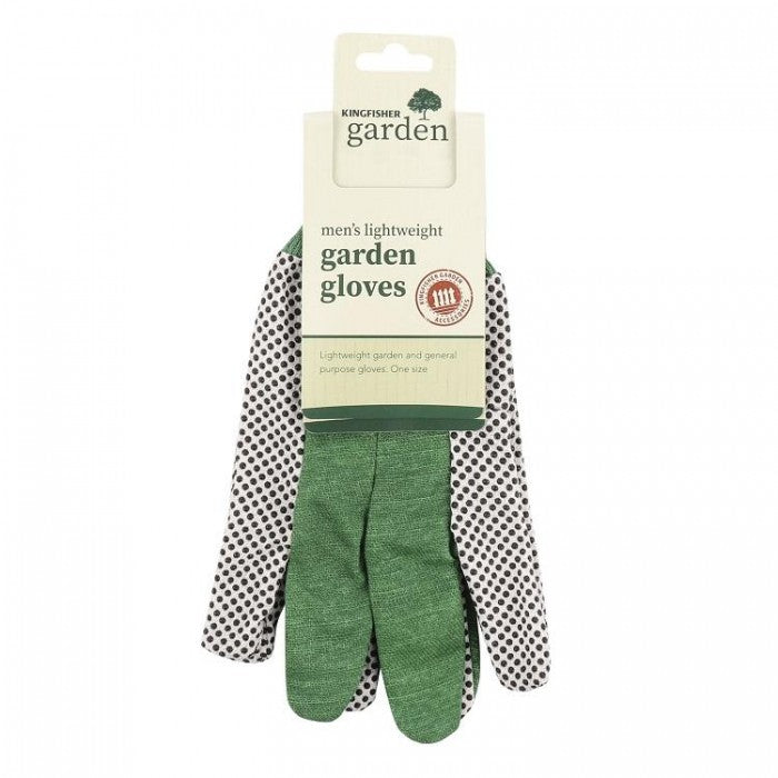 Front - Kingfisher Mens Lightweight Garden Gloves