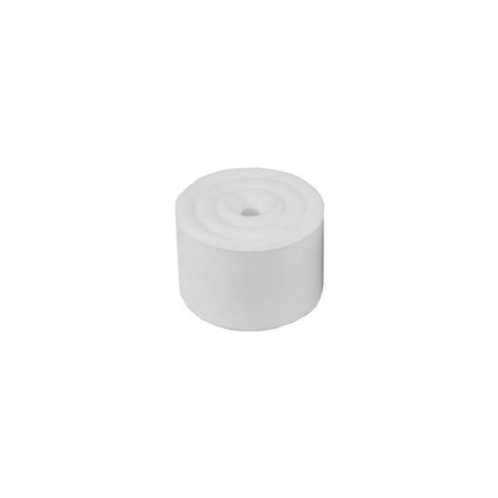 Front - Giant Solid Rubber Door Stop White 2''