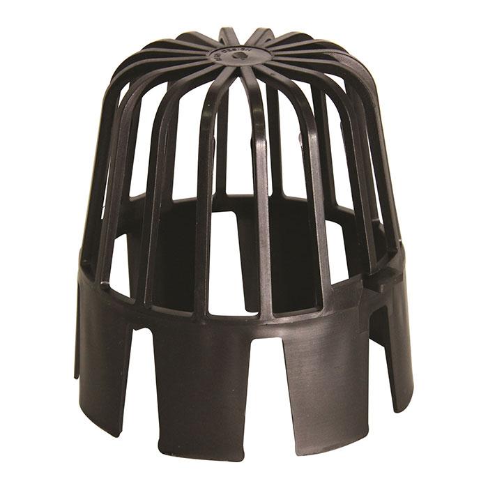 Front - Plastic Balloon Gutter Guards 4''