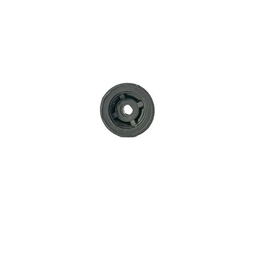 Front - Small Black Rubber Door Stops 25mm / 1''
