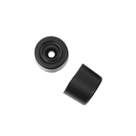 Front - Large Black Rubber Door Stops 33mm / 1.1/4'' Single