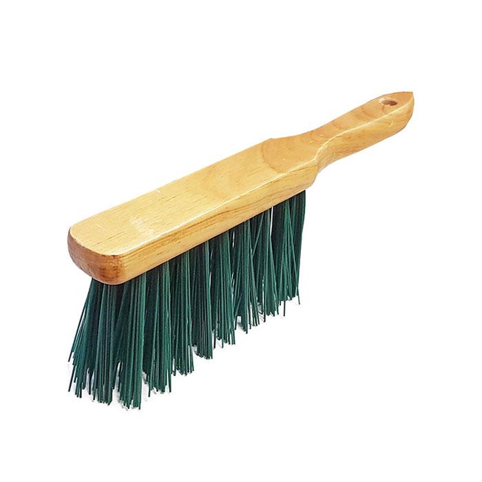 Front - Banister Hand Brush Stiff Green Polyprop