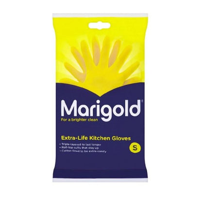 Front - Marigold Extra-Life Kitchen Gloves Small