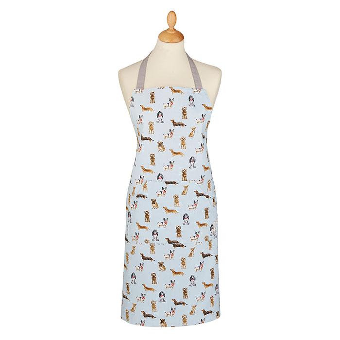 One Colour - Front - Cooksmart Curious Dogs Cotton Apron