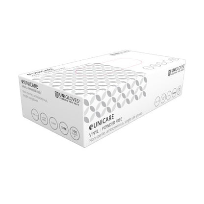 Front - Disposable Vinyl Glove Powder Free Clear Extra Large 100pk