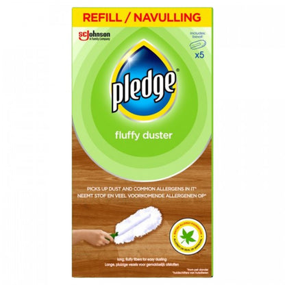 Front - Pledge Fluffy Duster Refill (Pack Of 5)