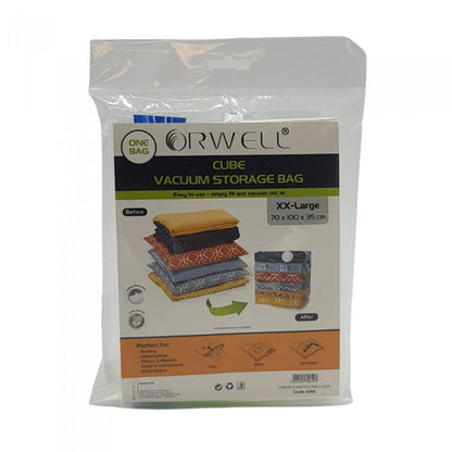 Front - Orwell Cube Vacuum Storage Bag XX-Large 70 x 100 x 35cm
