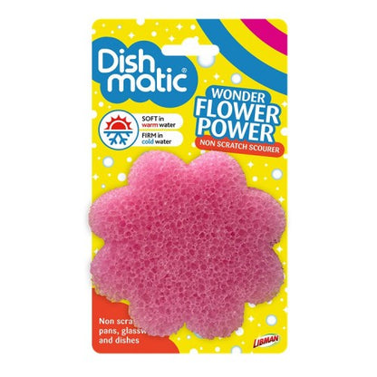 Front - Dishmatic Wonder Flower Power Pink or Blue