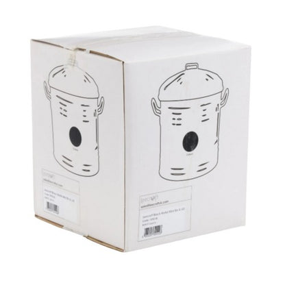 Front - Leecroft Metal Mini Bin Black 12 x 10''
