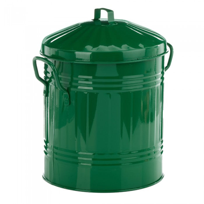 Front - Leecroft Metal Mini Bin Green 12 x 10''