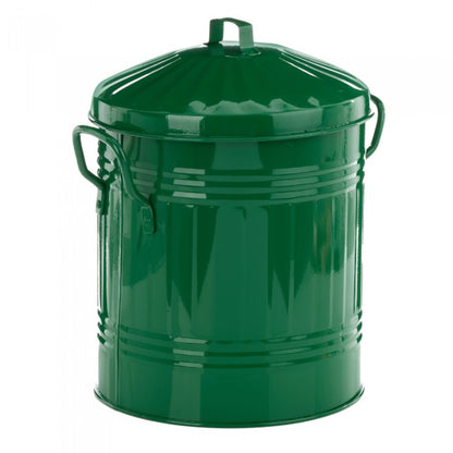 Front - Leecroft Metal Mini Bin Green 12 x 10''
