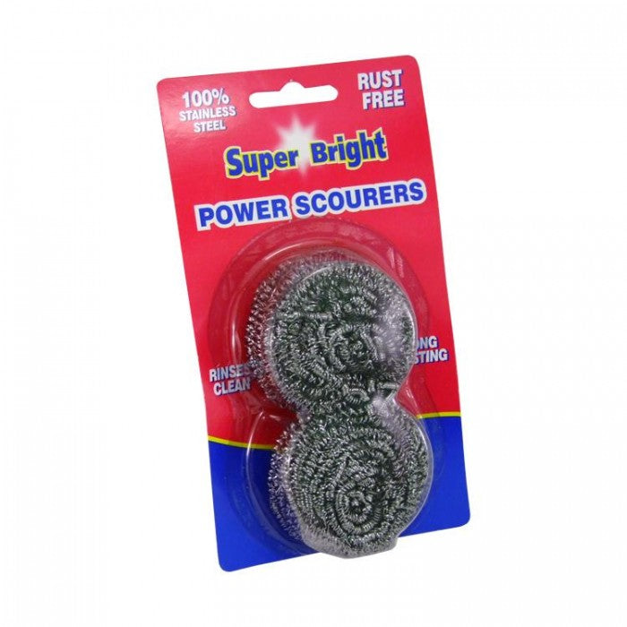 Front - Super Bright Spiral Scourer 2pk