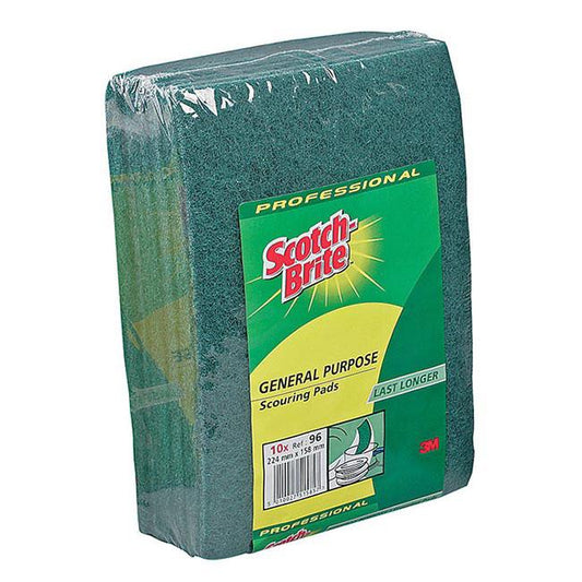 Front - Scotch-Brite Professional General Purpose Scourers 10pk