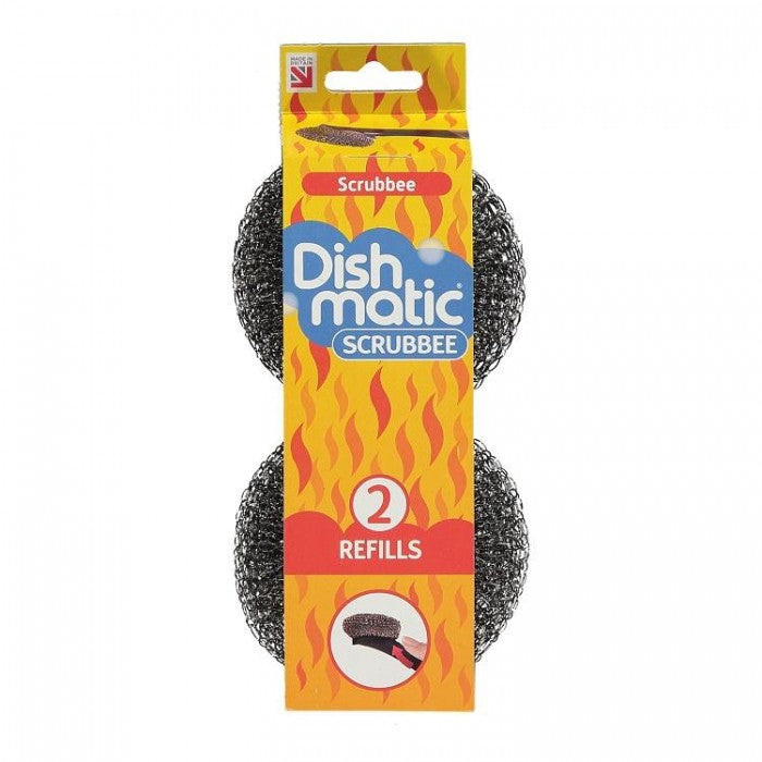 Front - Dishmatic Scrubbee Stainless Steel Scourer Refill