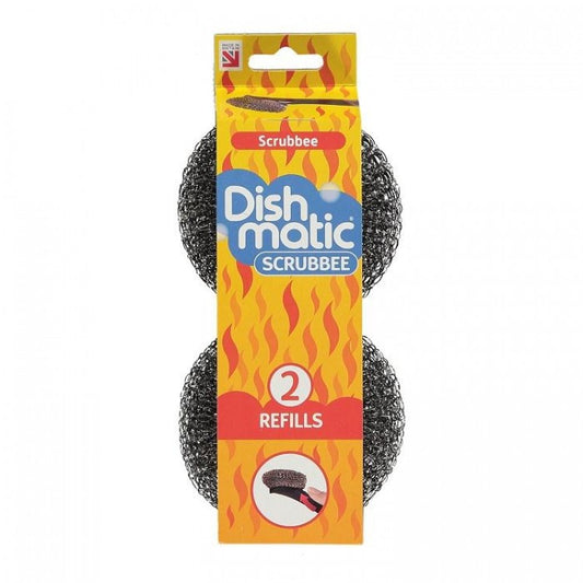 Front - Dishmatic Scrubbee Stainless Steel Scourer Refill