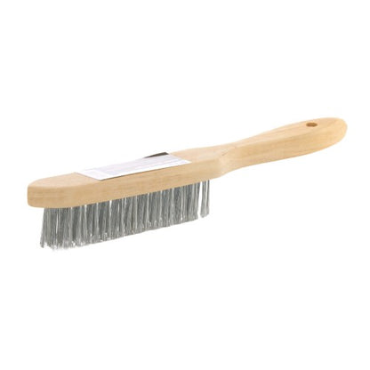 Front - Steel Wire Brush 4 Row
