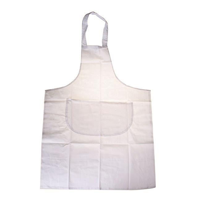 Front - Plain White Apron
