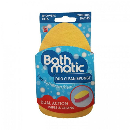 Front - Bathmatic Duo Clean Sponge