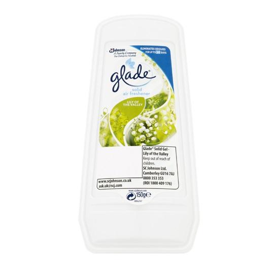 One Colour - Front - Glade Lily of the Valley Solid Air Freshener 150g