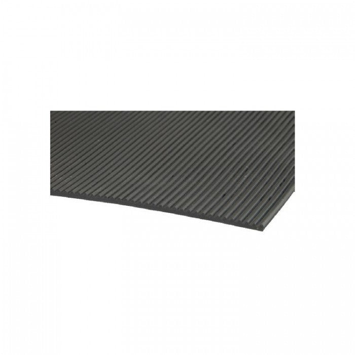 Front - Fine Ribbed Rubber Matting 3mm X 1 M X 10m