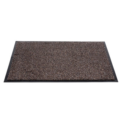 Front - Sentry Barrington Cotton Washable Mat 16 x 24'' Dark Brown