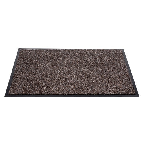 Front - Sentry Barrington Cotton Washable Mat 16 x 24'' Dark Brown