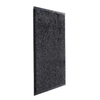 Front - Sentry Barrington Cotton Washable Mat 20 x 33'' Charcoal
