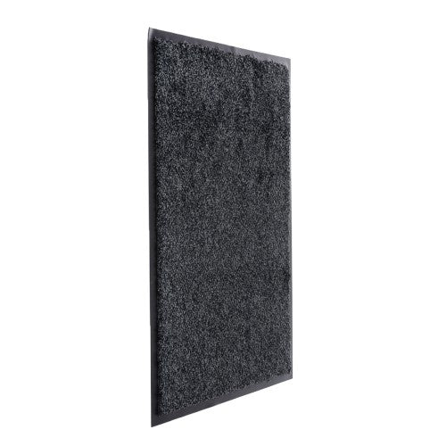 Front - Sentry Barrington Cotton Washable Mat 20 x 33'' Charcoal