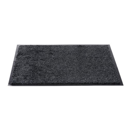 Front - Sentry Barrington Cotton Washable Mat 24 x 36'' Charcoal