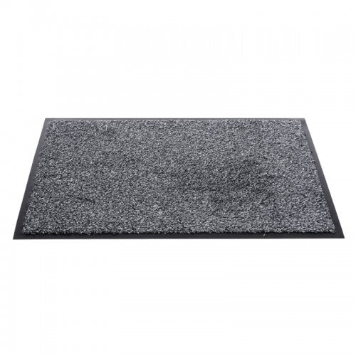 Front - Sentry Barrington Cotton Washable Mat 24 x 36'' Grey