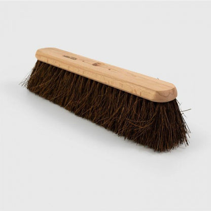 Front - Head Only 18'' Natural Stiff Bassine Platform Broom
