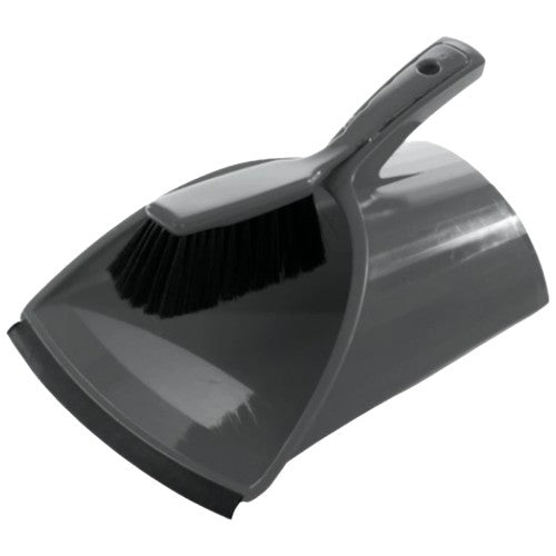 Front - Buffalo Heavy Duty Scoop Plastic Dustpan & Brush Set