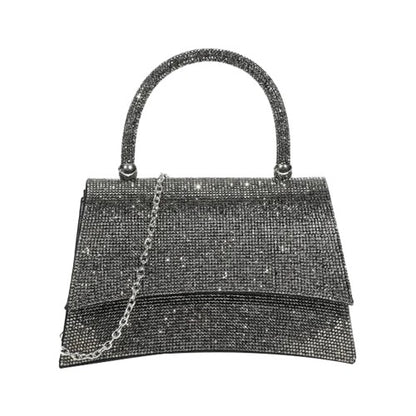 Front - Where´s That From Flick Diamante Clutch Bag