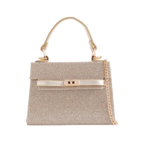 Front - Where´s That From Action Chain Detail Buckle Handbag