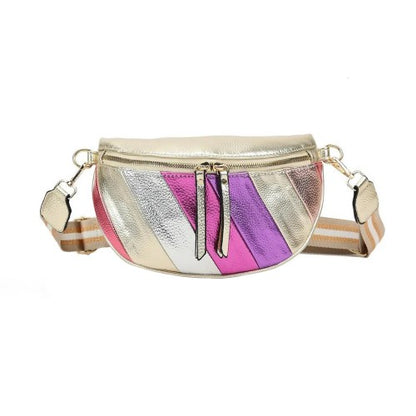 Front - Where´s That From Twist Faux Leather Crossbody Bag