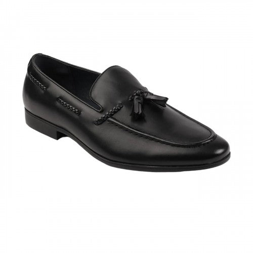 Front - Where´s That From Mens Bradley Braided Slip-on Loafers